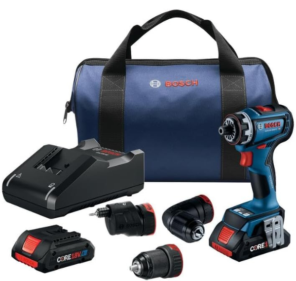Bosch Flexiclick 5-in-1 drill system with interchangeable heads