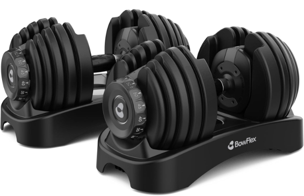 Bowflex SelectTech 552 with dial mechanism