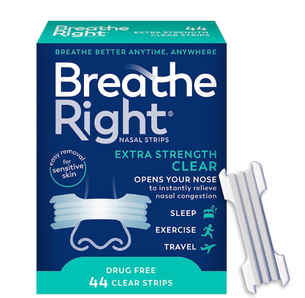 Breathe Right Extra Strength tan nasal strip