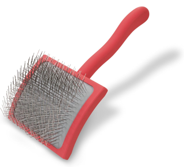 Chris Christensen Big G Slicker Brush with coral pins