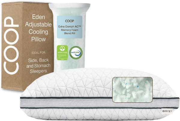 Coop Home Goods Original Loft Pillow with extra fill