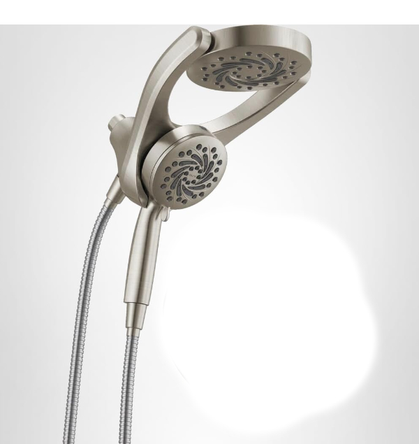 Delta HydroRain Two-in-One Showerhead combo