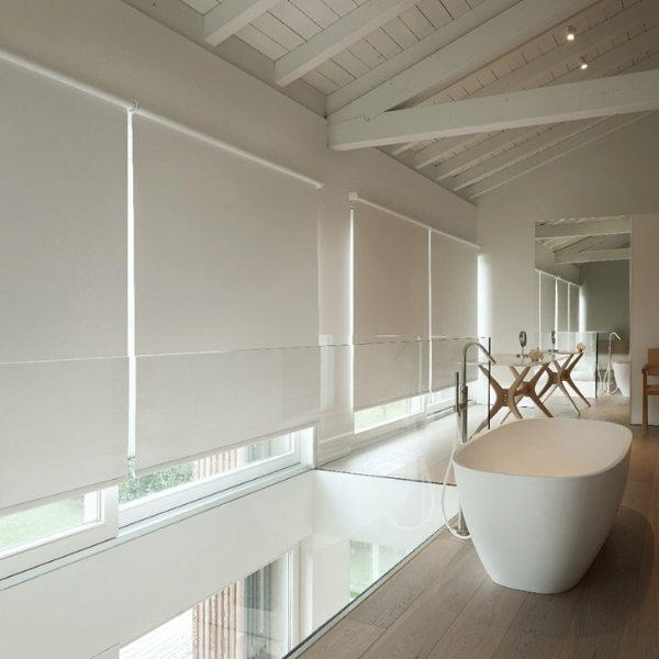 Eve MotionBlinds featuring the USB-C charging port and pull cord