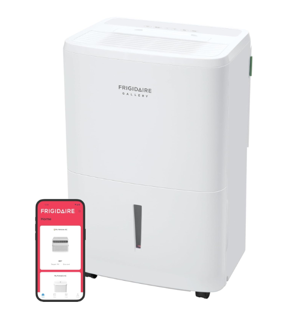 Frigidaire dehumidifier with pump hose attachment