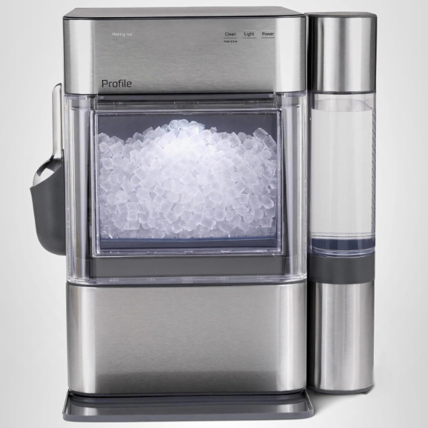 GE Profile Opal 2.0 Nugget Ice Maker with side tank