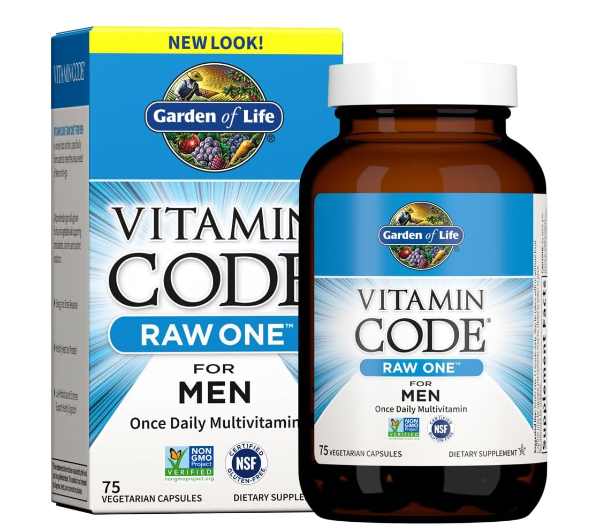 Garden of Life MyKind Organics bottle with organic certified seal