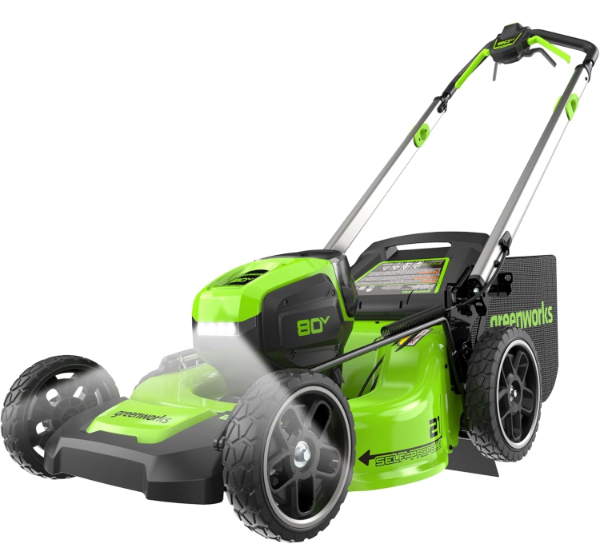 Greenworks Pro 80V brushless mower with steel deck