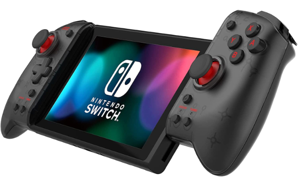 Hori Split Pad Pro attached to Nintendo Switch