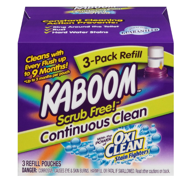 Kaboom Scrub Free Continuous Clean system with OxiClean