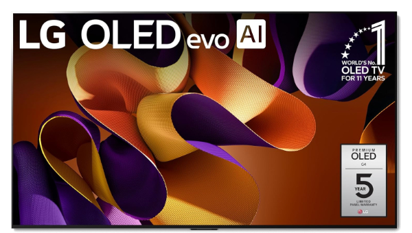 LG G4 OLED with Micro Lens Array technology and slim wall-mount design