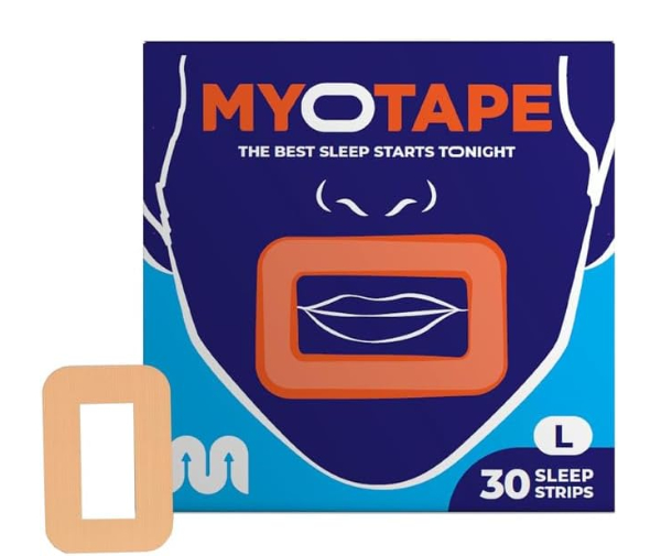 MYOTAPE frame-style strip that surrounds the mouth