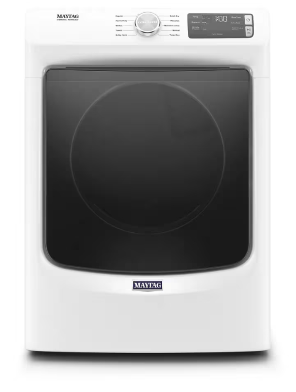 Maytag MED8630HW Smart Electric Dryer with Extra Power