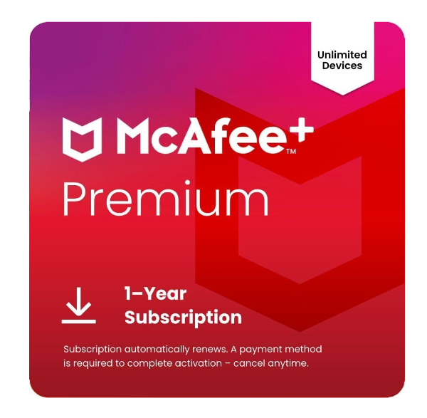 McAfee+ Premium Interface