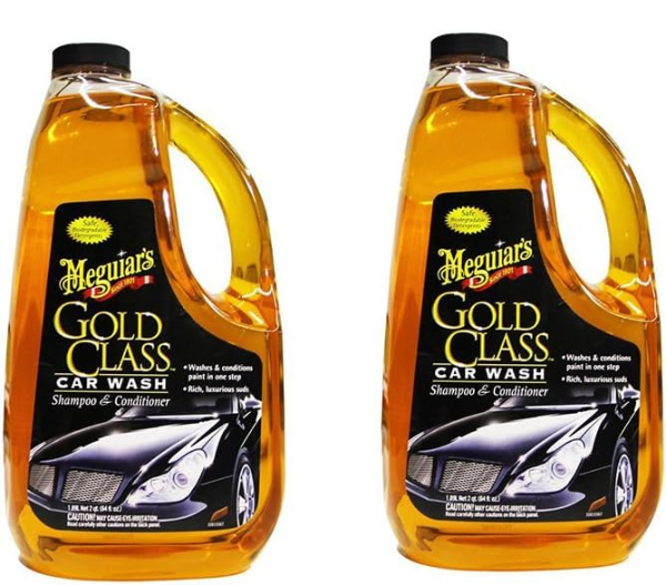 Meguiar's Gold Class Car Wash Shampoo and Conditioner bottle
