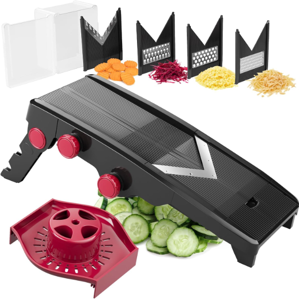 Mueller Multi Blade Mandoline Slicer with interchangeable blades