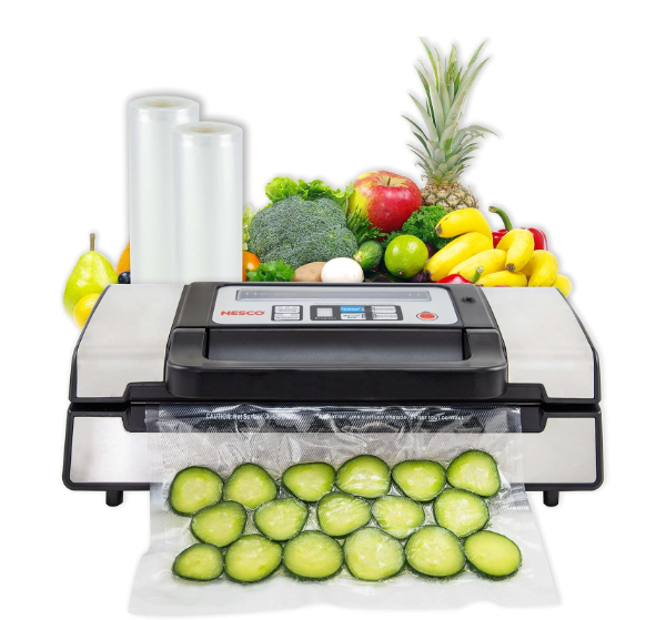 Nesco VS-12 Deluxe Vacuum Sealer with double seal line