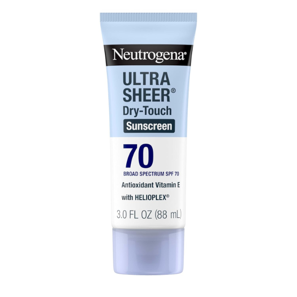 Neutrogena Ultra Sheer Dry-Touch Sunscreen SPF 70 tube