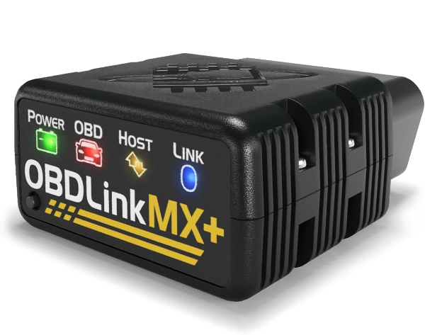 OBDLink MX+ Bluetooth scanner with high data throughput