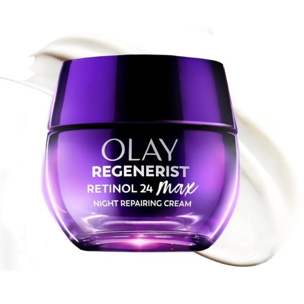 Olay Retinol24 purple jar