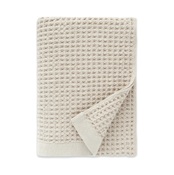 Onsen waffle weave towel showing honeycomb pattern