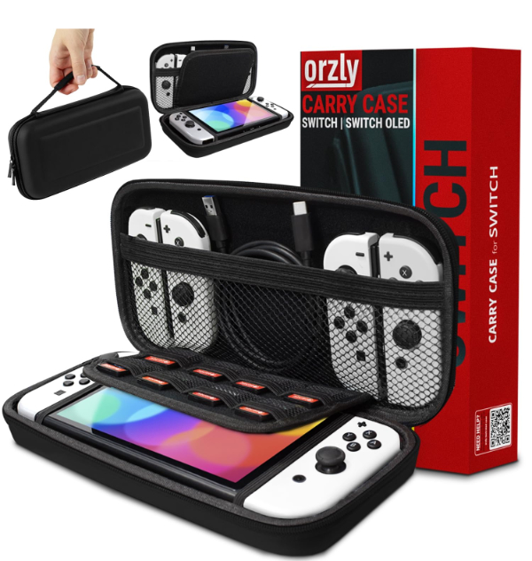 Orzly Carry Case for Nintendo Switch and OLED Model