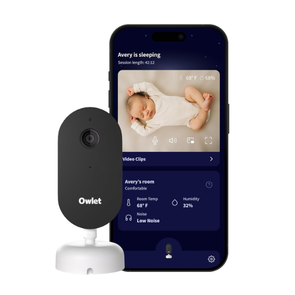 Owlet Cam 2 smart baby camera with video clips and humidity sensor