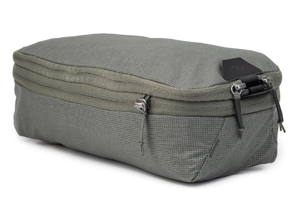 Peak Design packing cubes showing compression zippers