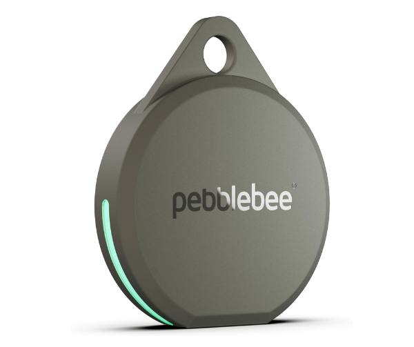 Pebblebee Clip black tracker with USB-C charging port