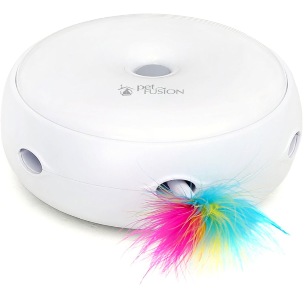 PetFusion Ambush electronic interactive toy with feathers