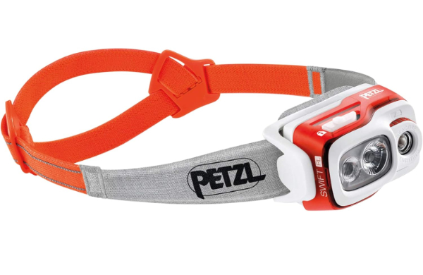 Petzl Swift RL rechargeable headlamp with reactive lighting
