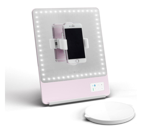 RIKI LOVES RIKI Skinny lighted mirror with phone clip
