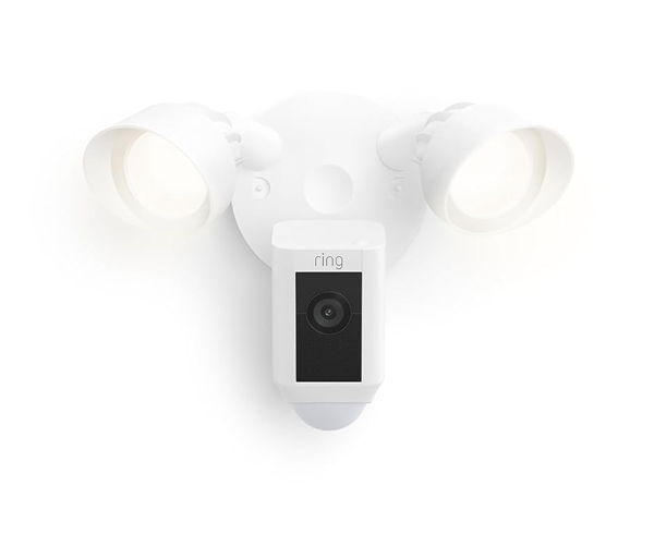 Ring Solar Floodlight unit with external solar panel