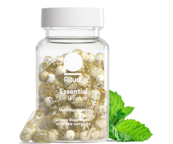 Ritual transparent capsule showing beadlet-in-oil technology