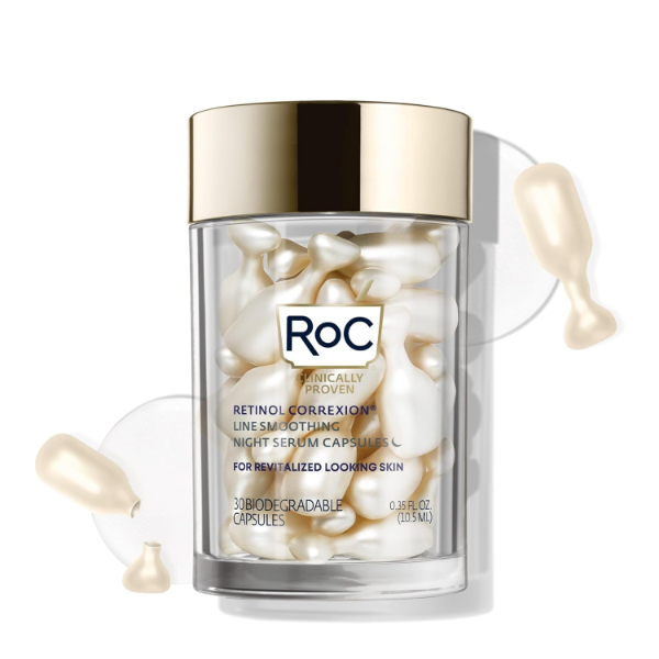 RoC Retinol Correxion tube in gold packaging