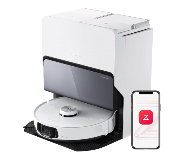 Roborock S8 MaxV Ultra robot vacuum and base station