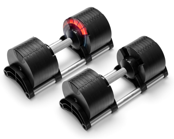 SMRTFT N&Atilde;OBELL 80lb Adjustable Dumbbell set in cradle