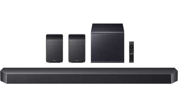 Samsung HW-Q990D Soundbar with wireless subwoofer and rear speakers