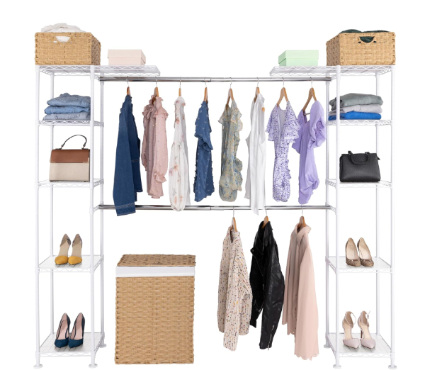 Seville Classics industrial wire closet organizer with zinc plating