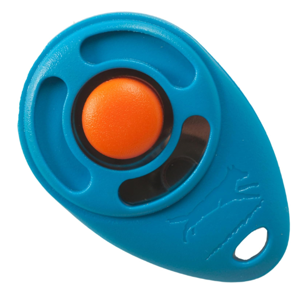 Starmark Pro-Training Clicker with ergonomic design and raised button