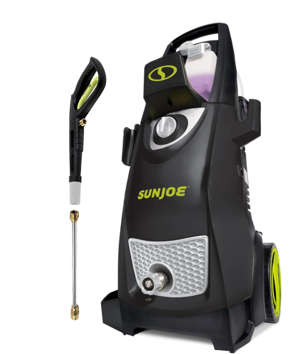 Sun Joe SPX3000 electric pressure washer with dual detergent tanks