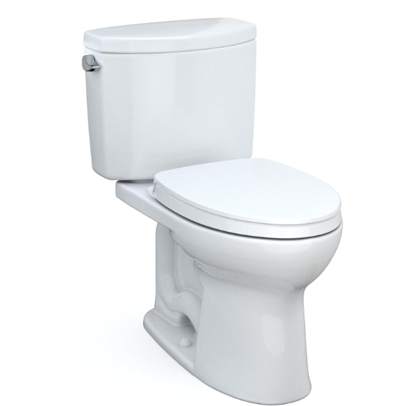TOTO Drake II Two-Piece Elongated Toilet in Cotton White