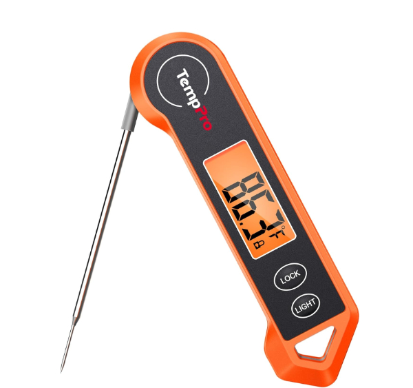 ThermoPro TP19H digital thermometer with backlight and magnetic back