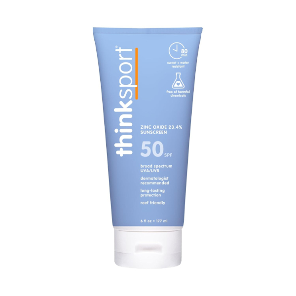Thinksport SPF 50+ Mineral Sunscreen 6oz tube