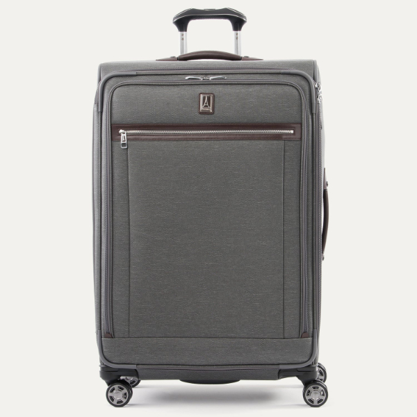 Travelpro Platinum Elite softside luggage with leather accents