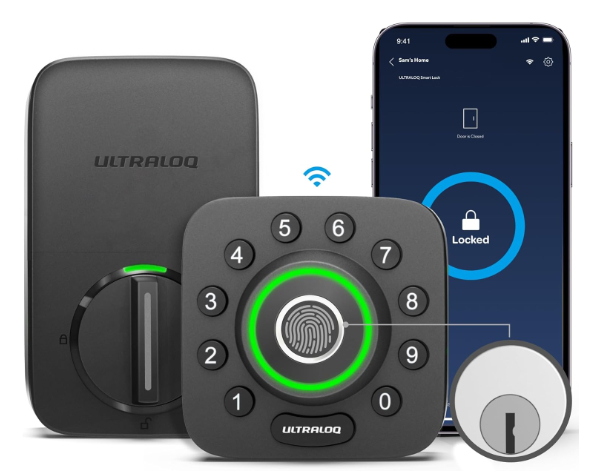 Ultraloq U-Bolt Pro WiFi with fingerprint sensor and keypad