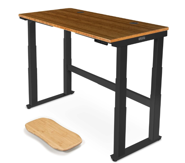 Uplift V2 Standing Desk in a home office setting