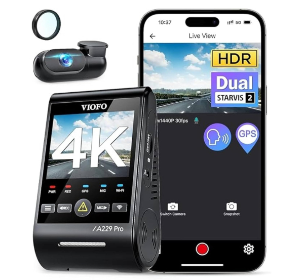 VIOFO A229 Pro Dual Channel Dash Cam