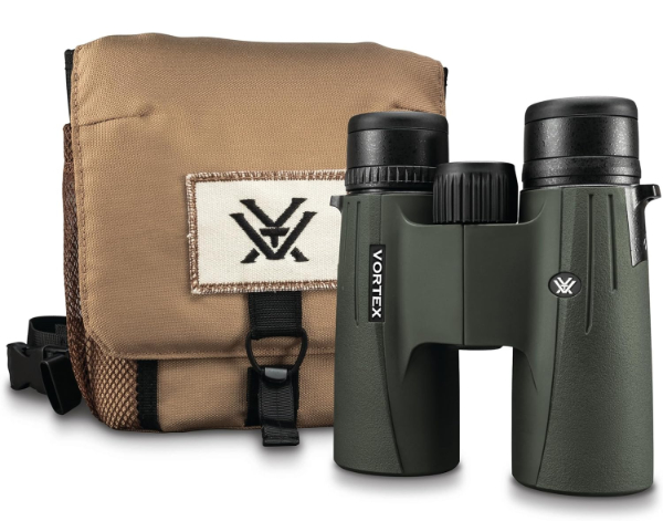 Vortex Viper HD binoculars with rugged armor and large center focus wheel