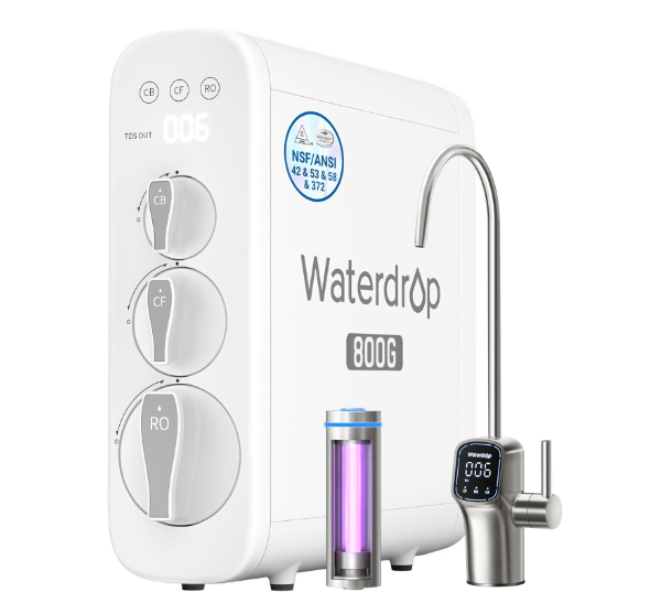 Waterdrop G3P800 tankless reverse osmosis system