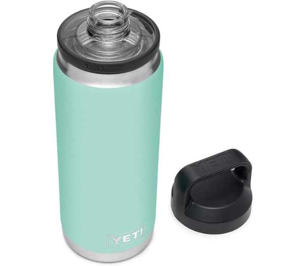 YETI Rambler bottle with the two-part Chug Cap